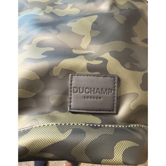 Duchamp Rubberized Camo Flipper Backpack Bag USB plug in NWT Laptop Pack - Picture 7 of 10